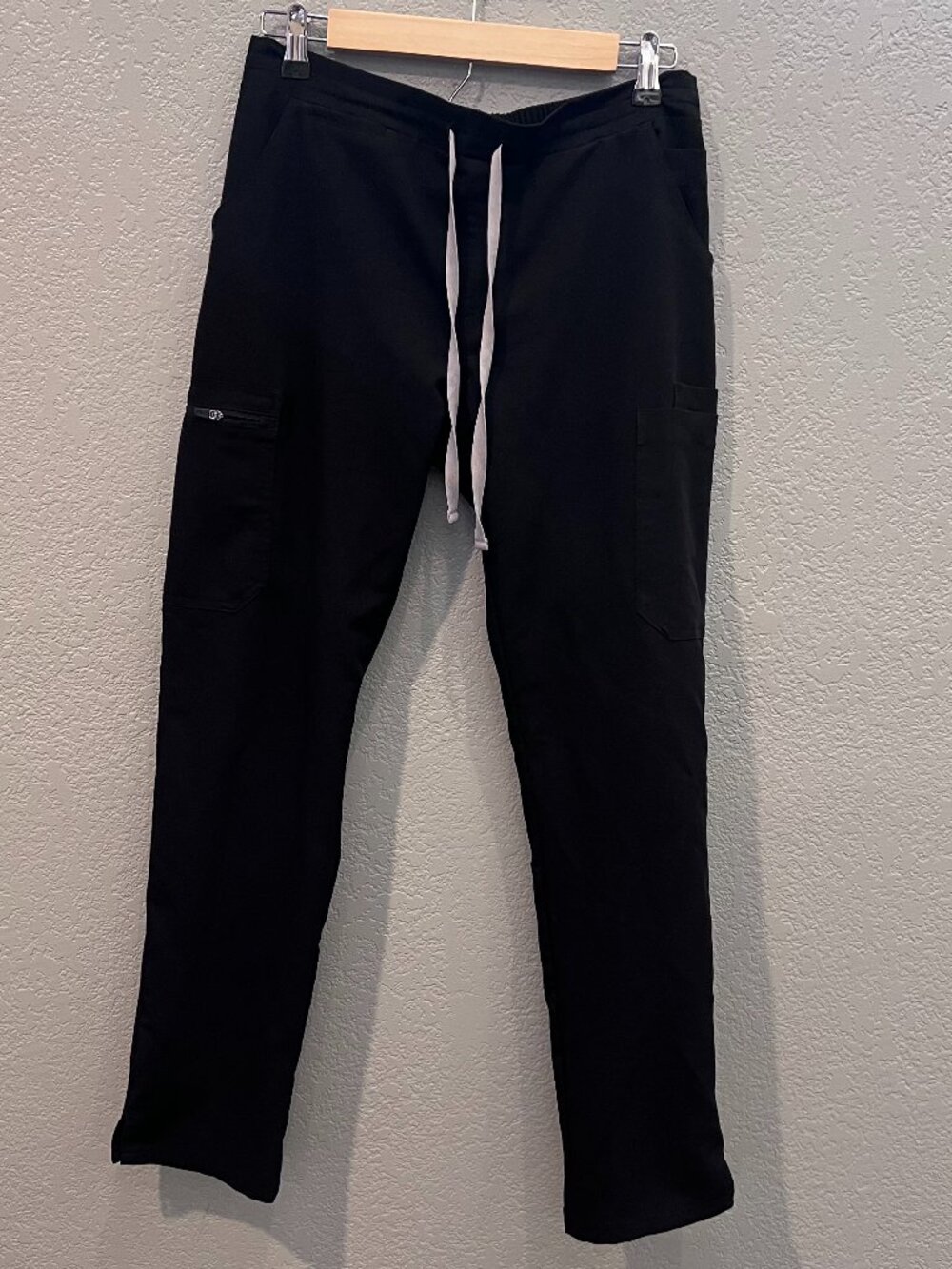 Figs Black Yola Slim Scrub Pant